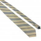 Stafford Mens Necktie Yellow And Blue Striped 100 Percent Silk Handmade Classic Stafford Mens Necktie Yellow And Blue Striped 100 Percent Silk Handmade Classic