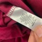 Kim Rogers Womens Burgundy Pants 1X Pull-On Stretch Cotton Blend Velour Fabric