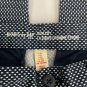 Gap Womens Slim City Navy Print Khakis Size 4R Stretch Tapered Pants