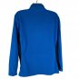 Simply For Sports Blue 1/4 Zip Pullover Sweater L Polyester Long Sleeves