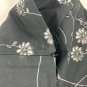 Fashion Bug Black Floral A-Line Skirt Womens Size 16 Cotton Polyester Lined