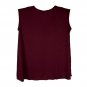 Cato Women's Sleeveless Burgundy Tunic Top Size 18/20W