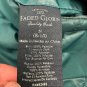 Faded Glory Womens Reversible Quilted Jacket Size M Black & Teal Lightweight