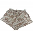 Colsie Womens Elastic Waist Soft Lounge Shorts Camo Print Size L Comfortable