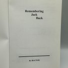 Remembering Jack Buck Rich Wolfe 2002 Hardcover Biography Pre-Owned - Good