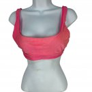 Aerie Pink Ribbed Scoop Neck Bikini Top Size S Ribbed Stretch Fabric Swimwear