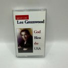 Best Of Lee Greenwood "God Bless The USA" Cassette Tape Best Of Lee Greenwood "God Bless The USA" Cassette Tape