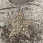 Btween Girls Metallic Velvet Cold Shoulder Top Size 14 Sequin Star Silver Dressy