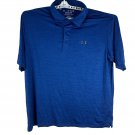 Under Armour Playoff Polo Mens 2XL Loose Fit HeatGear Blue Short Sleeve Shirt Under Armour Playoff Polo Mens 2XL Loose Fit HeatGear Blue Short Sleeve Shirt