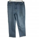 No Boundaries Womens Medium Wash Denim Jeans Size 3 Frayed Hem Casual Stretchy C