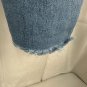No Boundaries Womens Medium Wash Denim Jeans Size 3 Frayed Hem Casual Stretchy C