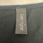 Karen Kane Black Asymmetrical Hem 3/4 Sleeve Tunic Top Size XS