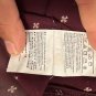 Old Navy Sheer Maroon Floral Print Blouse Womens XS Keyhole Neck Long Sleeve Top