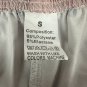 Pink Heart Print Pajama Set - Camisole & Shorts - Size Small