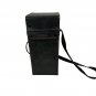 Vintage Sigma Camera Lens Case Black Leather Strap