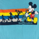 Disney Parks XL Walt Disney World Mickey & Friends Graphic T-Shirt Teal Cotton