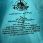 Disney Parks XL Walt Disney World Mickey & Friends Graphic T-Shirt Teal Cotton