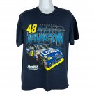 Winners Circle NASCAR Jimmie Johnson 48 T-Shirt Size XL Cotton Navy Blue