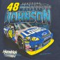 Winners Circle NASCAR Jimmie Johnson 48 T-Shirt Size XL Cotton Navy Blue