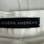 Modern American Womens White High-Rise Relaxed Straight Jeans Size 27