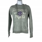 Aeropostale Womens Gray Pullover Hoodie Small - N.Y. Division Phys. Ed Patch