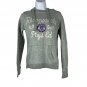 Aeropostale Womens Gray Pullover Hoodie Small - N.Y. Division Phys. Ed Patch