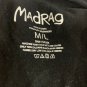 Madrag Halter Bodysuit Womens M/L Black Stretch Nylon Blend Sleeveless Low Back