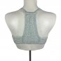 Aerie Lace Racerback Bralette XL Blue Wireless Lightweight Nylon Blend