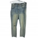 Loft High Waist Skinny Jeans Size 12P Distressed Denim Made In Guatemala Blue Loft High Waist Skinny Jeans Size 12P Distressed Denim Made In Guatemala Blue