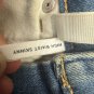 Loft High Waist Skinny Jeans Size 12P Distressed Denim Made In Guatemala Blue