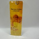 Bookmark With Angel & Dove Charm - "Hope Your Birthday Is Heavenly"