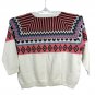 Multicolor Geometric Knit Cardigan Sweater Womens Plus 3XL Button Front
