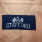 Stafford Mens Micro Pinpoint Oxford Shirt 16.5 34-35 Long Sleeve Button Down