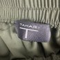 Tahari Women's XS Olive Green High-Waist Wide-Leg Pants With Tie Waist