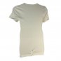 OQQ Womens Short Sleeve Romper XL Stretch Sexy Yoga Ribbed Fit Beige Square Neck