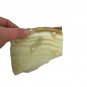 Polished Onyx Slab With Natural Bands & Creamy Layers For Collector Or Display