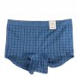 Auden Seamless Blue Boyshort Underwear Womens Large No Side Seams