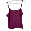 Sonoma Life + Style Purple Tank Top 1X Womens Adjustable Straps Sleeveless