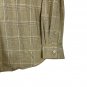 Van Heusen Mens Plaid Button Down Shirt Size Large 1616.5 Cotton Blend No Iron