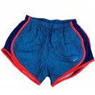 Nike Dri Fit Running Shorts Blue Wave Pattern Red Trim XS Lightweight Nike Dri Fit Running Shorts Blue Wave Pattern Red Trim XS Lightweight