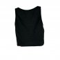 Calia Womens Black Textured Crop Tank Top XL Sleeveless Lightweight Nylon Blend