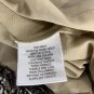 Liz Claiborne Blouse Womens S Brown Paisley Print Cap Sleeve Smocked Hem
