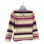 J.Crew Womens Striped Long Sleeve Cotton Top Size M Multicolor Crewneck Casual