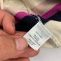 J.Crew Womens Striped Long Sleeve Cotton Top Size M Multicolor Crewneck Casual