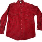 OshKosh B’gosh Plaid Men’s Long Sleeve Button-Up Shirt Western Casual XL Flannel