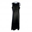 Walter Baker Womens Black Maxi Dress Size 4 Sleeveless Ruched Front Polyester