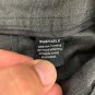 Larry Levine Petite Womens 8P Gray Button Accent Pants Lightweight Stretch