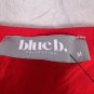 Blue B. Collection Poppy Red T-Shirt With Sequin Cowboy Boots Design Size M