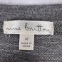 Nine Britton Womens Gray Long Sleeve Tie Front Top Size M