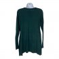 APT. 9 Womens Medium Green V-Neck Long Sleeve Sweater Acrylic Blend Stylish Fit